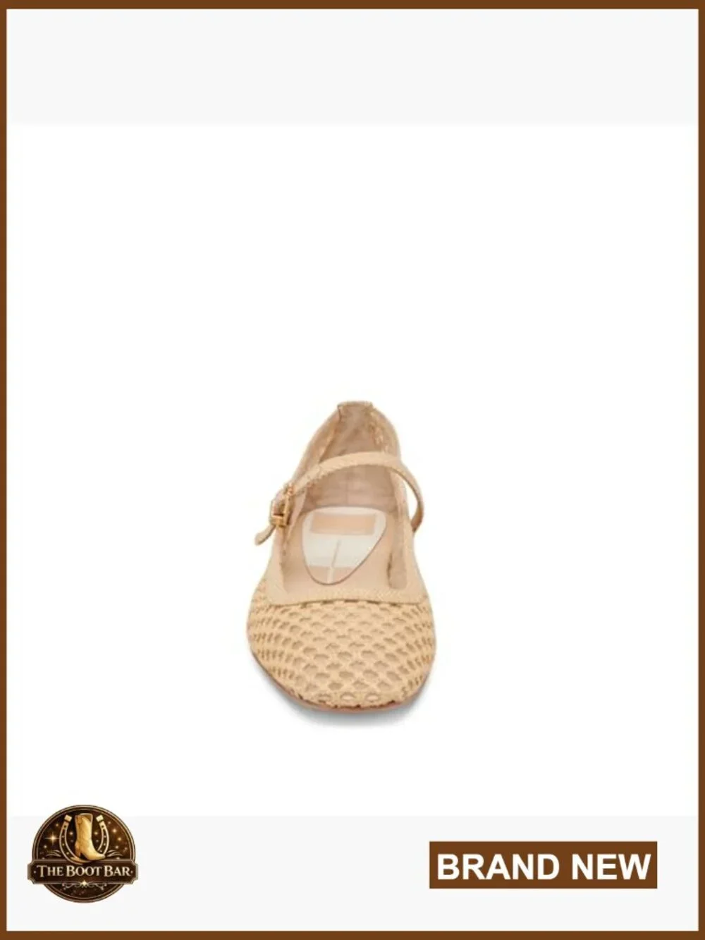 Raffia Ballet Flats with Buckle Design, Casual Wingtip Toe Flats